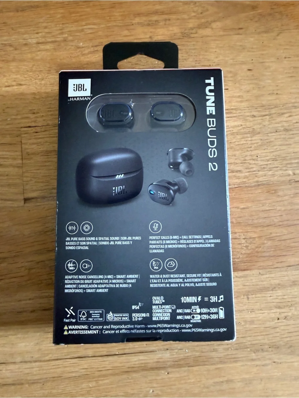 New JBL Tune Buds 2 True Wireless Noise Cancelling Earbuds 2025 Black Bluetooth